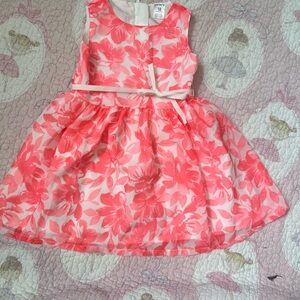 Floral Pink Kids Dress
